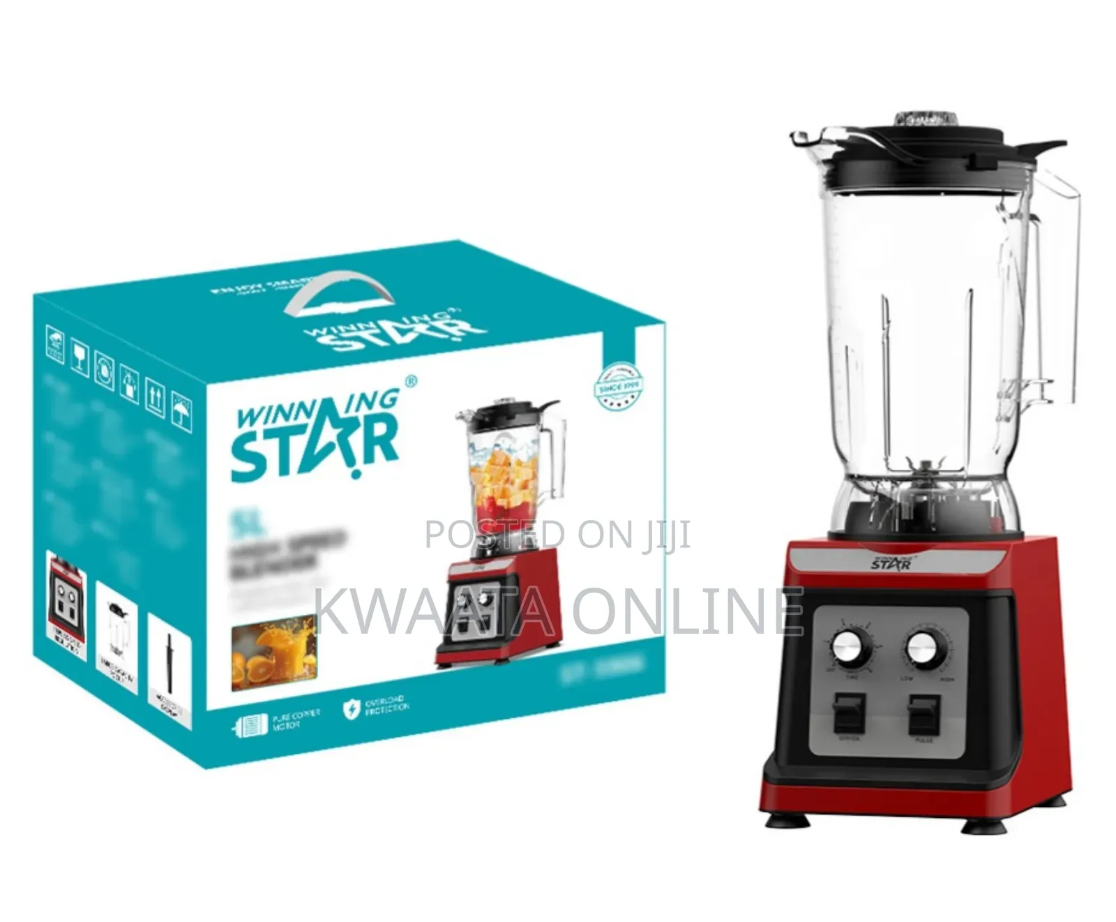 Winning Star St-5906 Multifunctional 2000w Grinder Juicer 5l Blender