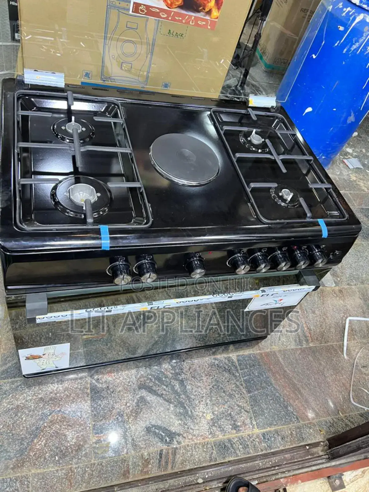 Besto Cooker 60*90,3+1, Black Color
