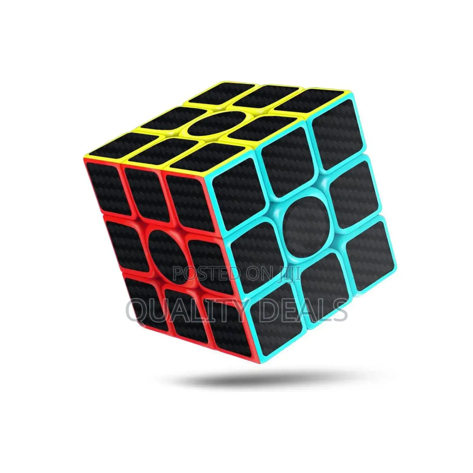 Rubik's Cube With Carbon Sticker