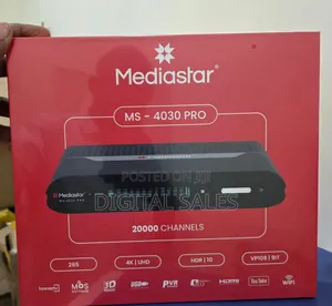Mediastar Ms - 4030 Pro Digital Satellite Receiver- Black