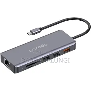 Porodo 9-in-1 Usb-C Hub Multiport Adapter With 100w Pd