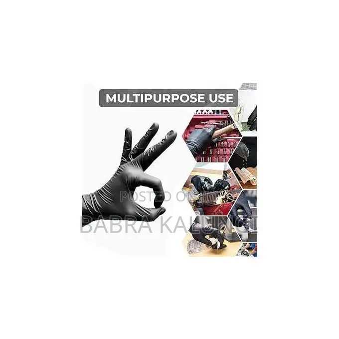 100 Pack Of Neoprene Nitrile Disposable Gloves