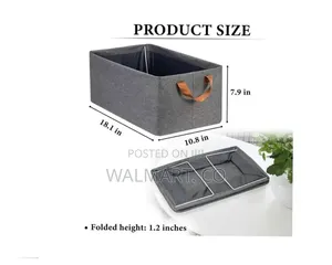 Foldable Portable Clothes Storage Organizer