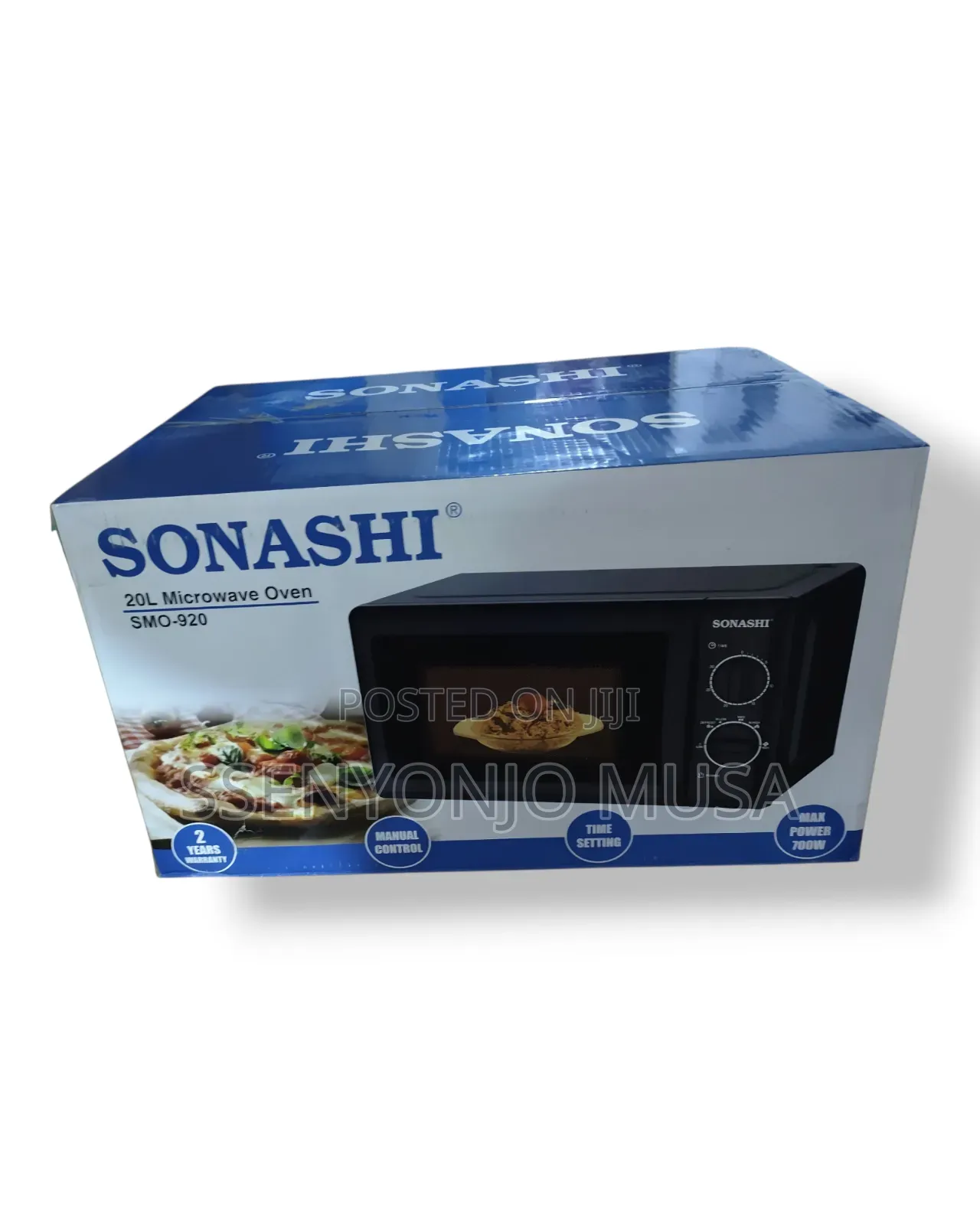 Sonashi 20l Microwave Oven Smo-920s -Manual Control, 6 Power