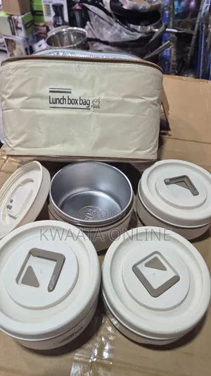 420ml/550ml Lunch Box With Insulated Bag Portable Heat Insulation