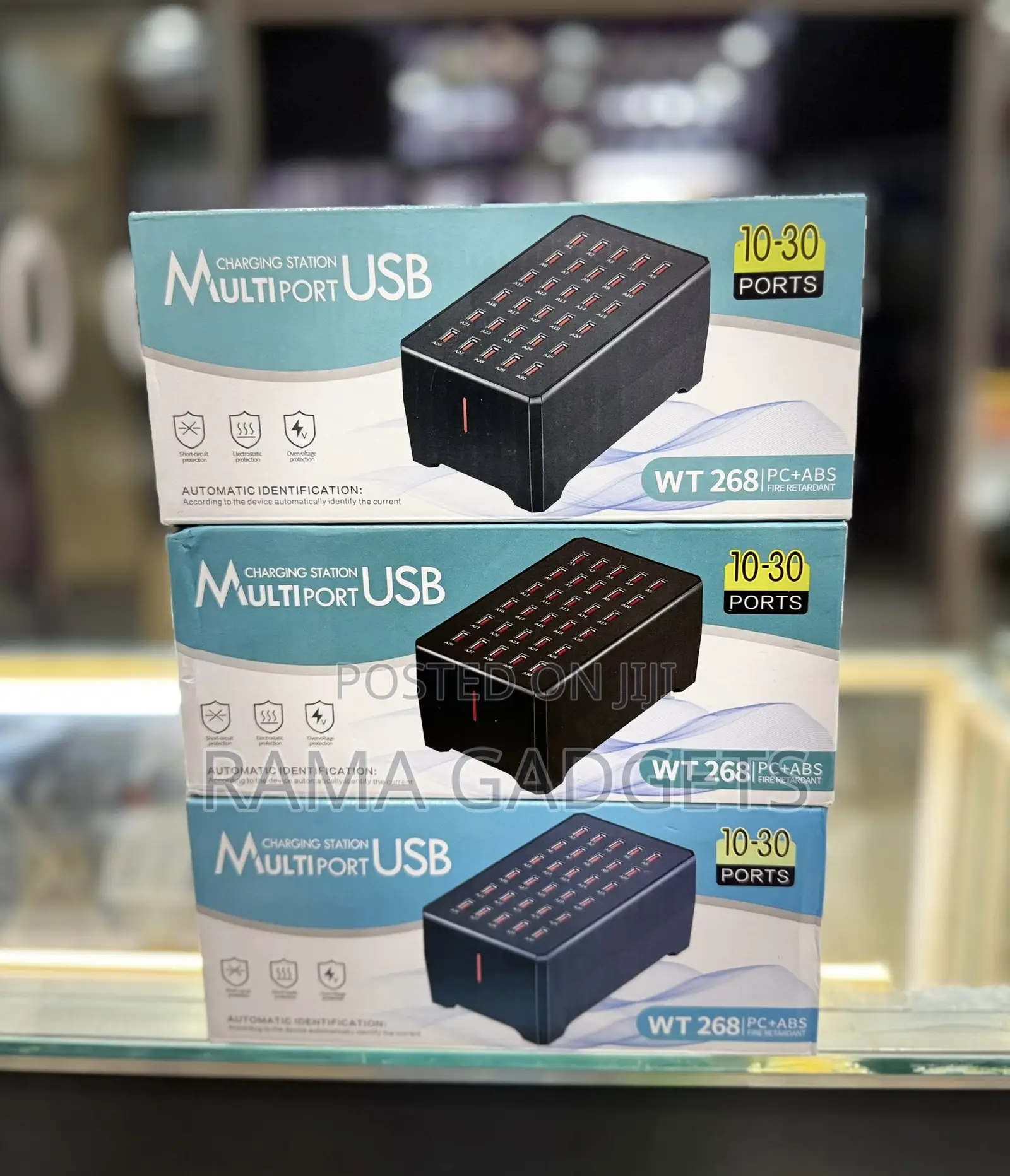 Multiport Usb Charging Station (Wt 268 Model) With 10-30 Ports,