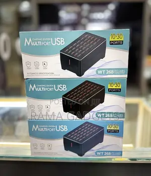 Multiport Usb Charging Station (Wt 268 Model) With 10-30 Ports,