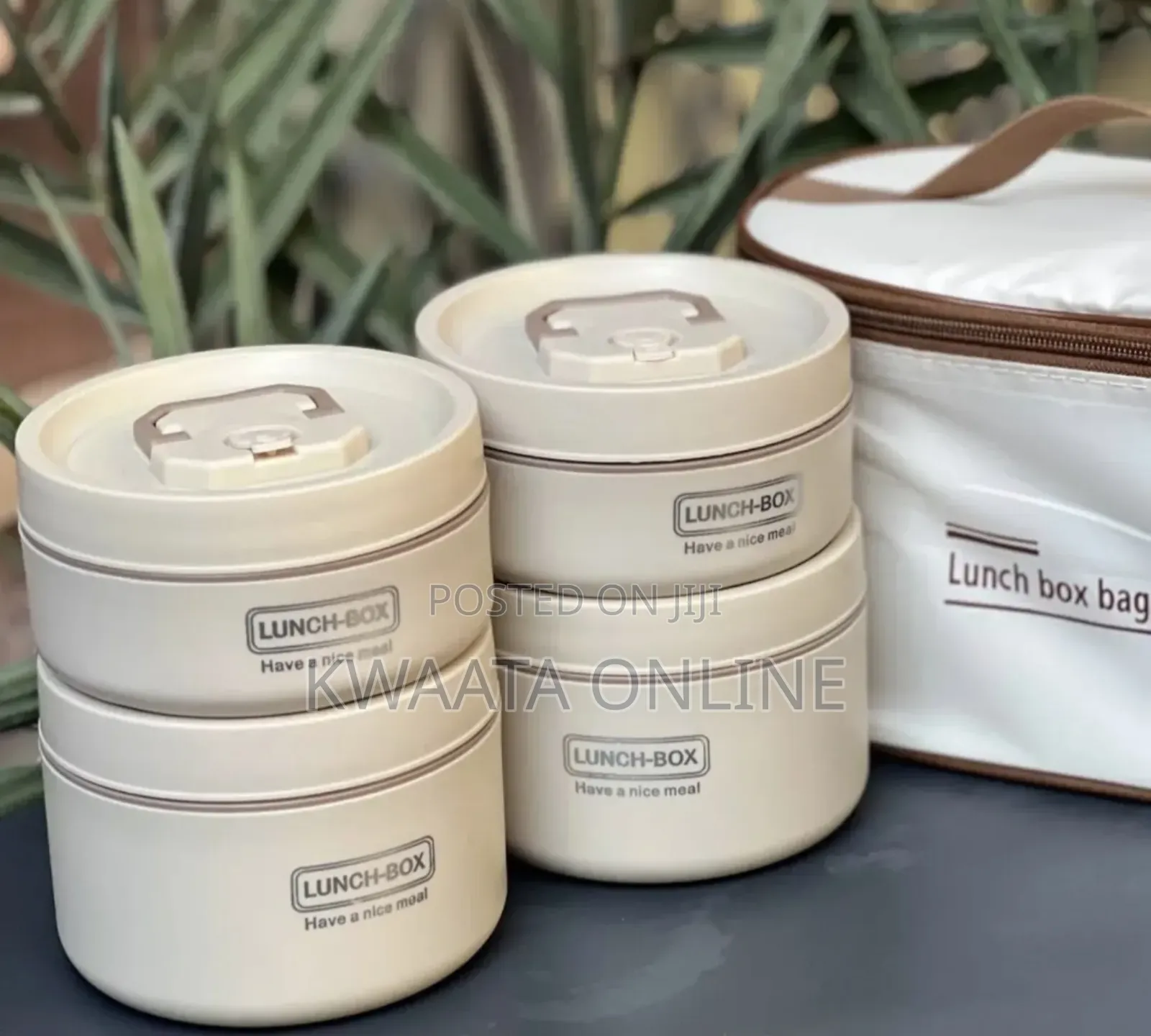 420ml/550ml Lunch Box With Insulated Bag Portable Heat Insulation