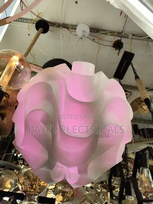 White Frame Pendant Lamp Shade