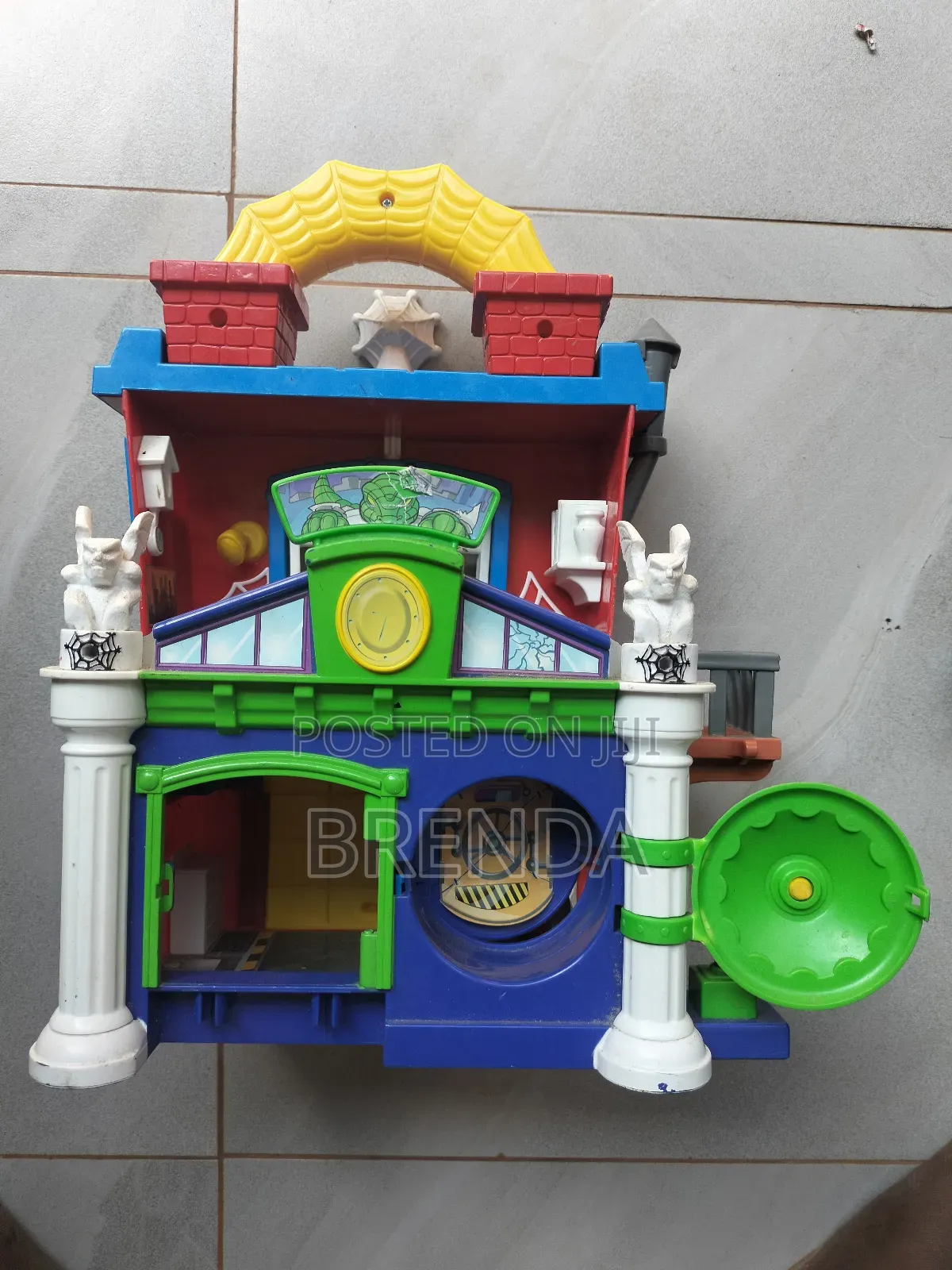 Used Spiderman Toy House