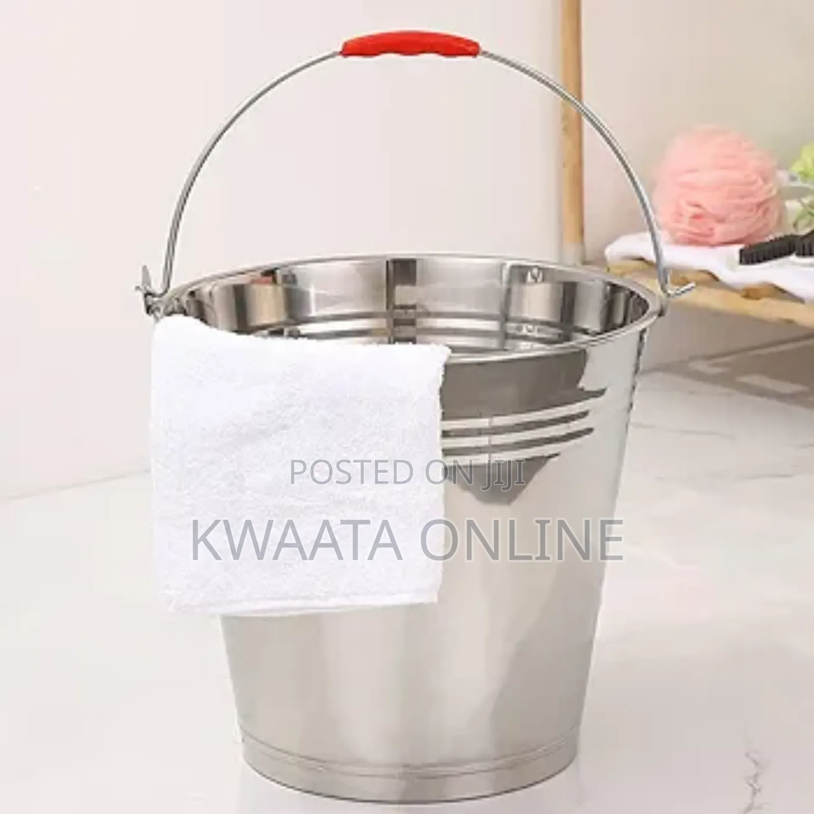 6 Piece -Stainless Ice Bucket With Lid Steel Milk Can Storage Bucket