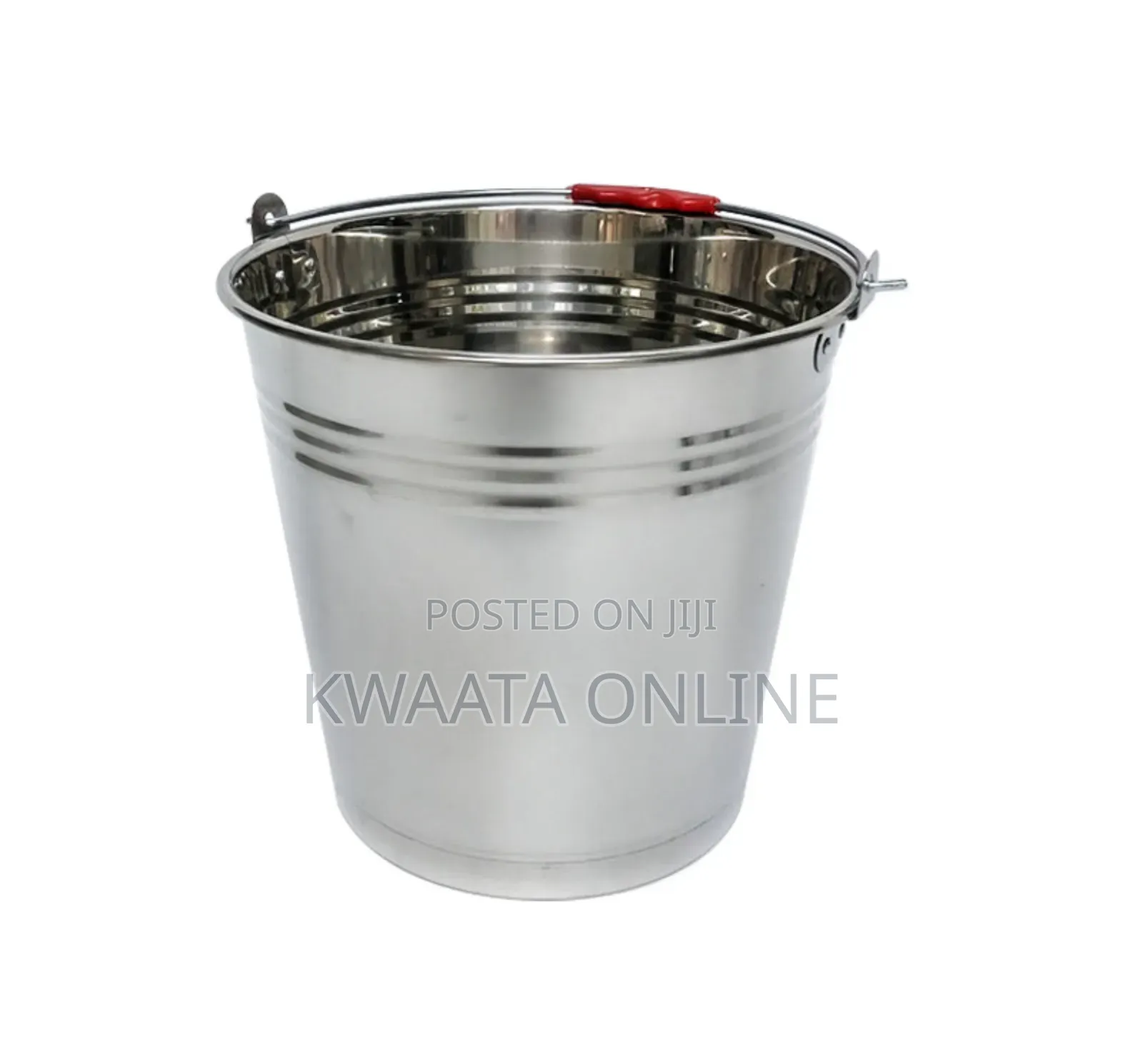 6 Piece -Stainless Ice Bucket With Lid Steel Milk Can Storage Bucket