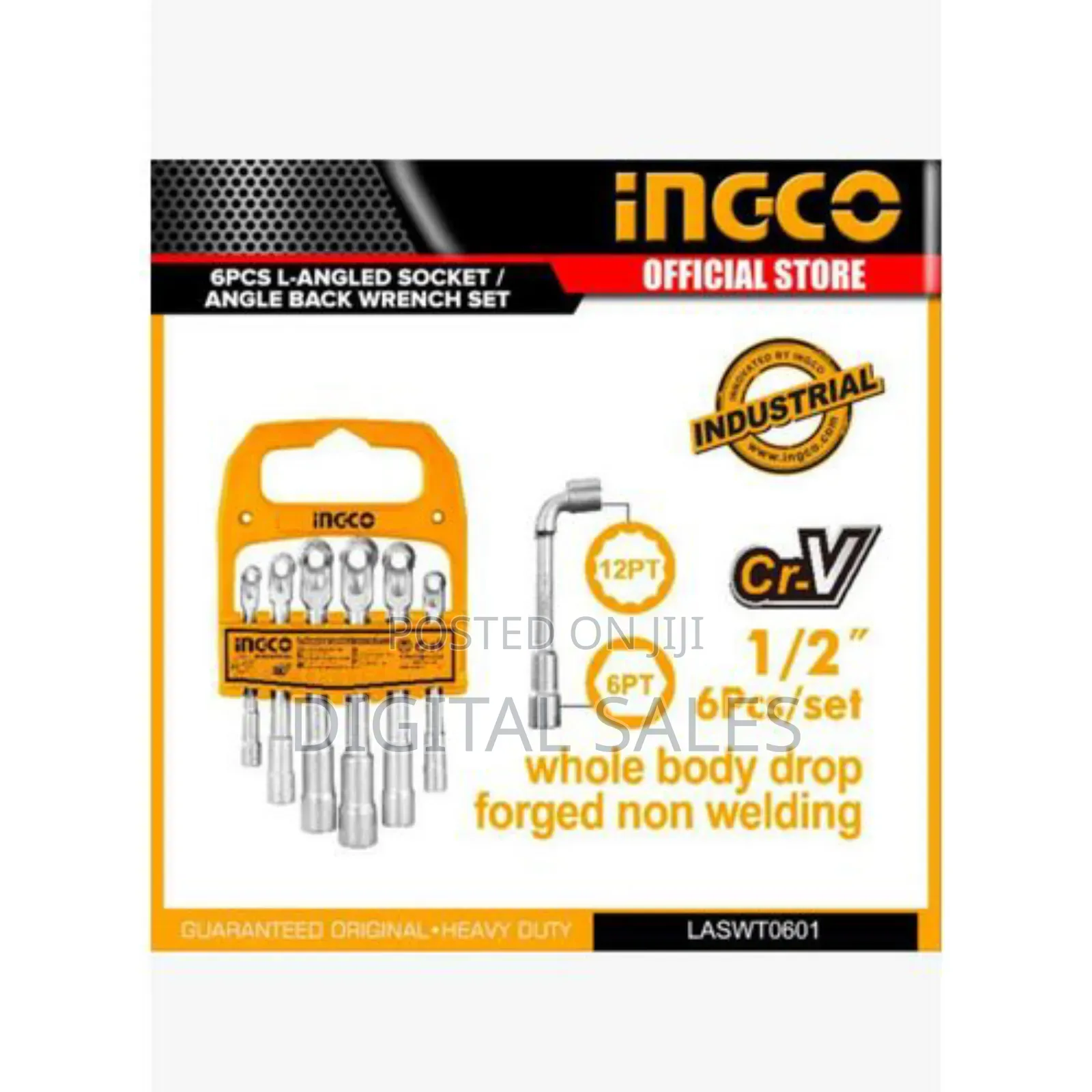 6pcs L-Angle Socket Wrench Set