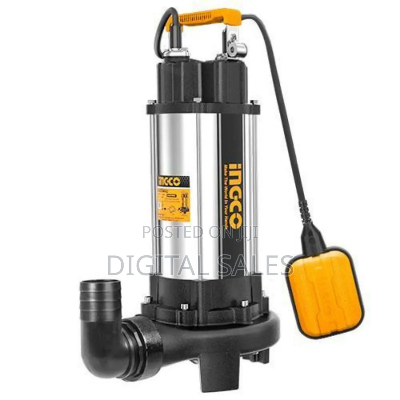 Ingco Spds7508 - Sewage Submersible Pump - Orange