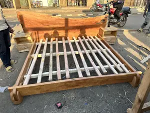 Solid Craft Afzelia Bed