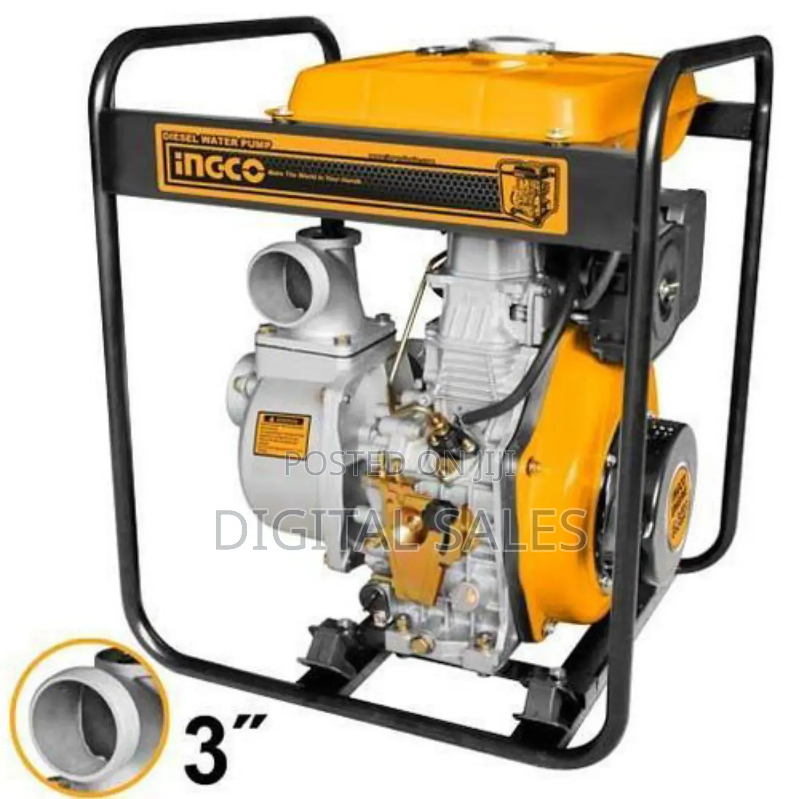 Ingco Gep301 - Diesel Water Pump - Orange