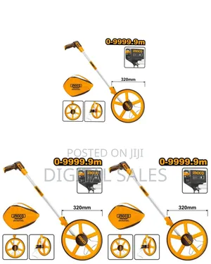 Hdmw23 - Digital Display Measuring Wheel - Orange