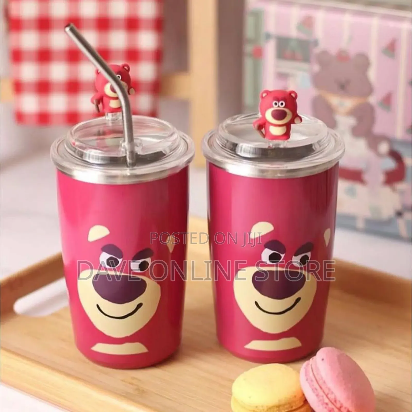 Kids Themed Tumbler( With a Steel Straw)