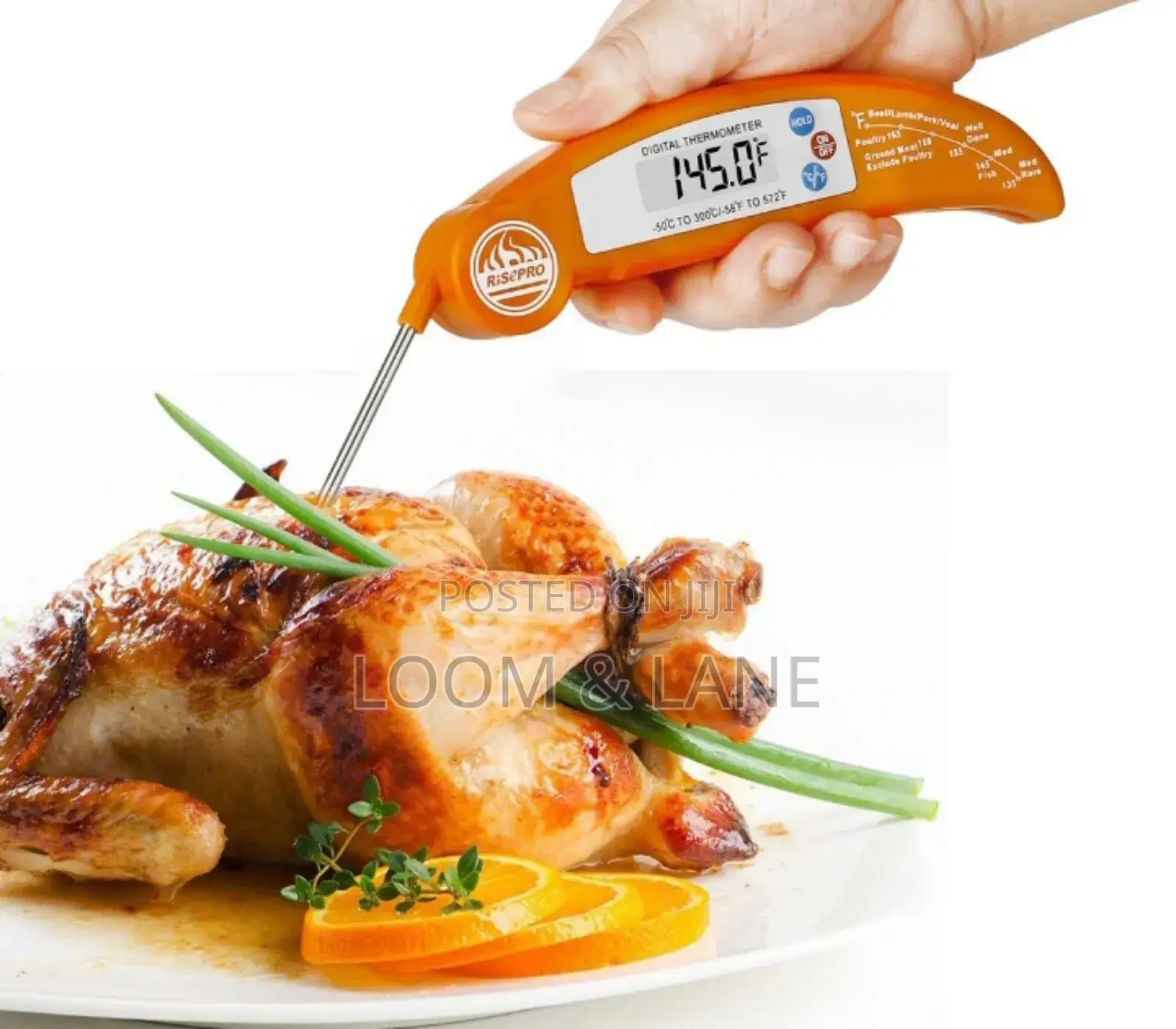 Unique Instant Digital BBQ Grill Thermometer