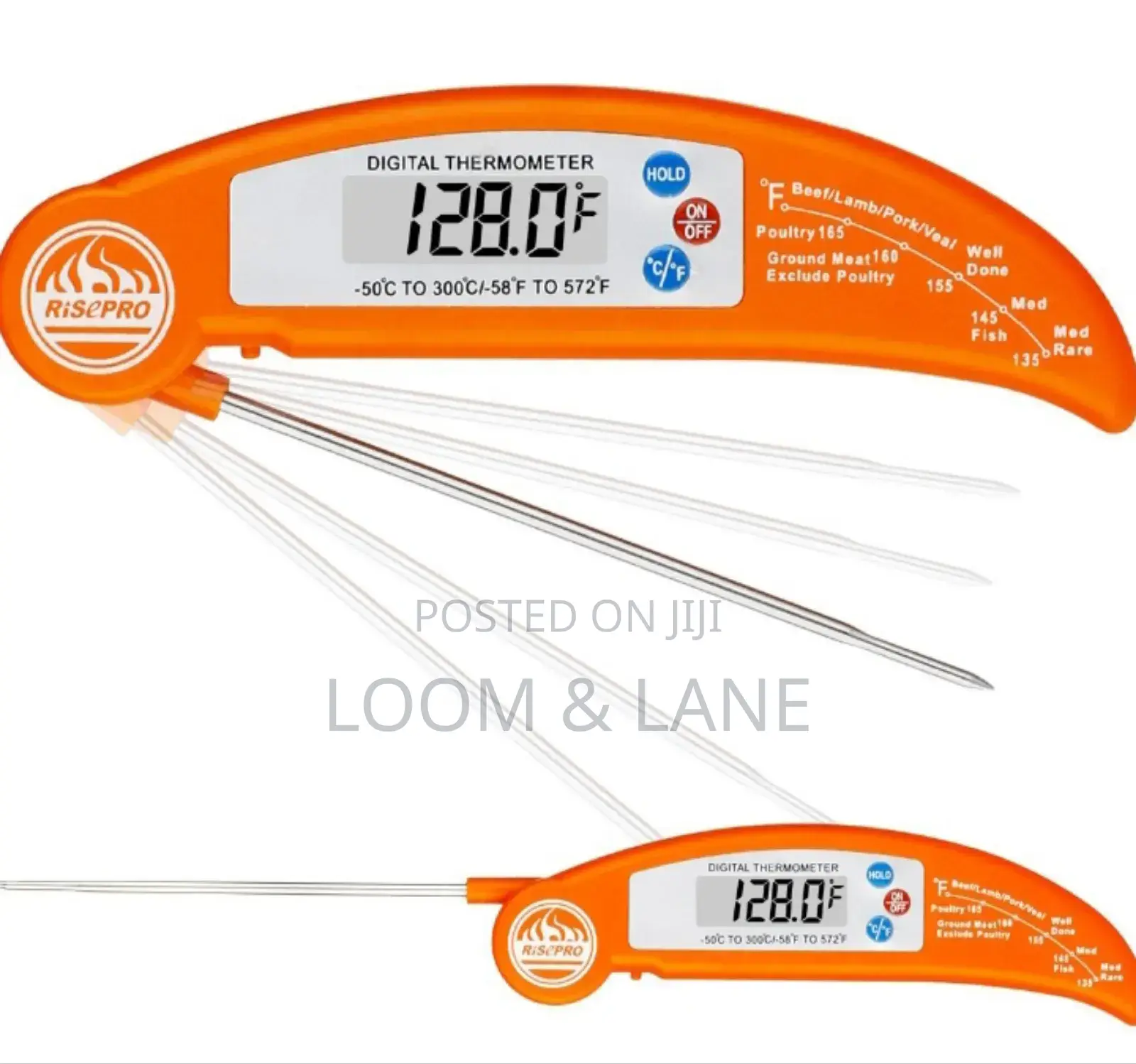 Unique Instant Digital BBQ Grill Thermometer