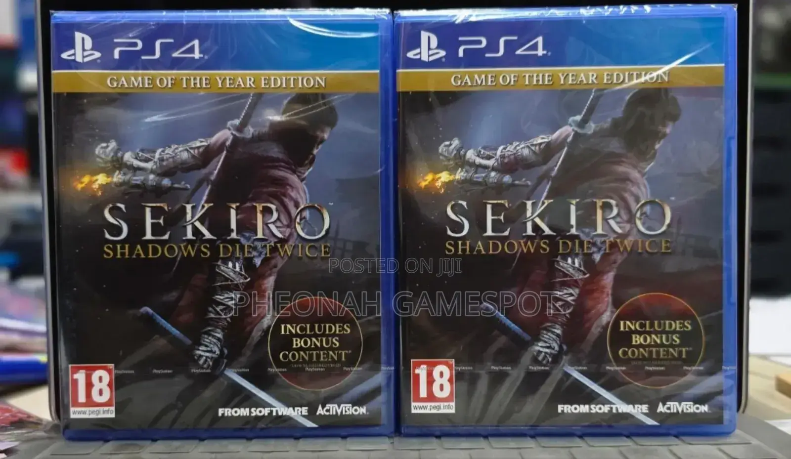 Sekiro Shadows Die Twice Game Cd for Ps4