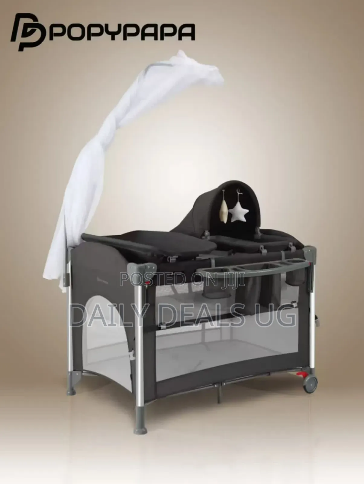 Babe 4-in-1 Portable Baby Crib Deluxe Nursery Center