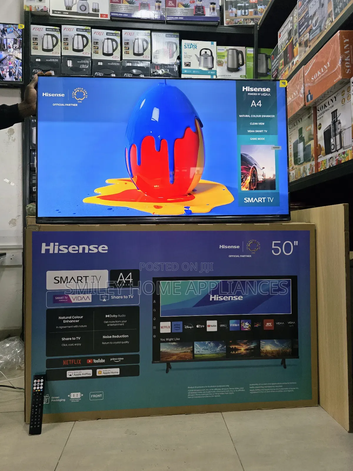 50inches Hisense Vida Smart Frameless Tv With 3years Warranty at Discount
