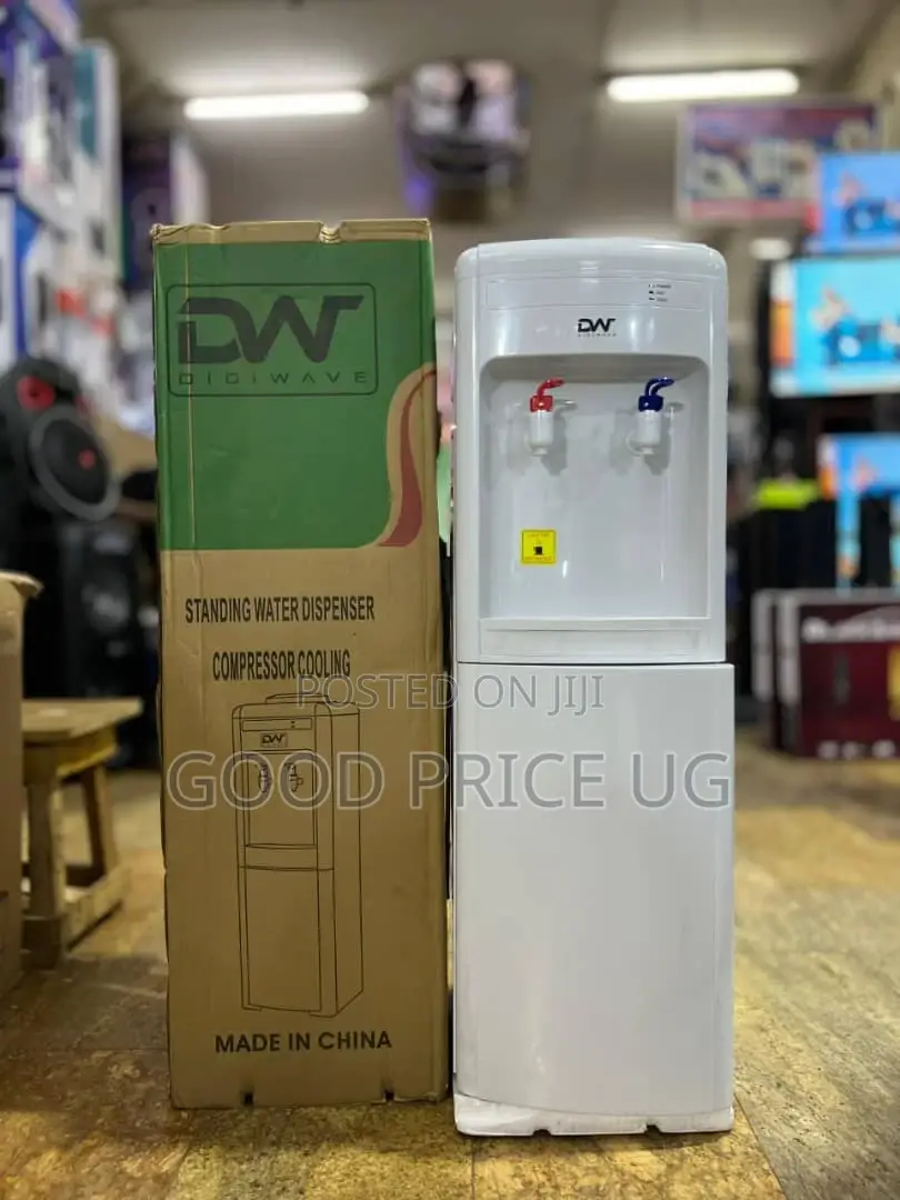 2 Tap Dw Compressor Cooling Water Dispenser With Cabine