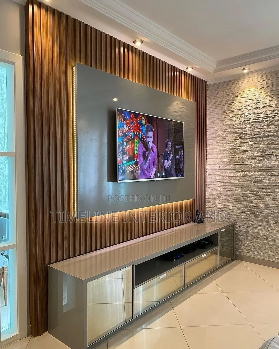 Modern Tv Wall Panels – Elegant Marble Design