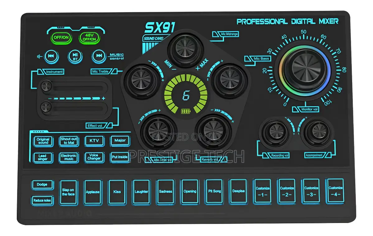 Sx91 Professional Audio Mixing Sound Card