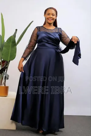 Navy Blue Round Dresses for Women