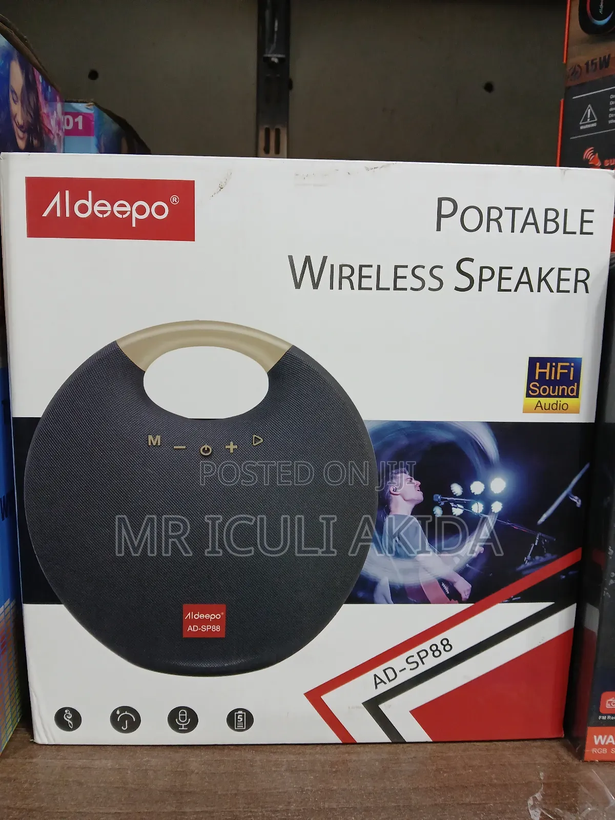 Aldeepo Ad-Sp88 Portable Wireless Speaker.