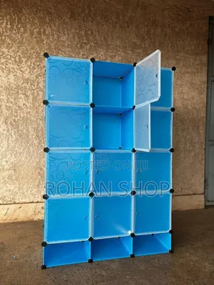 Durable Plastic Wardrobe With Shoerack