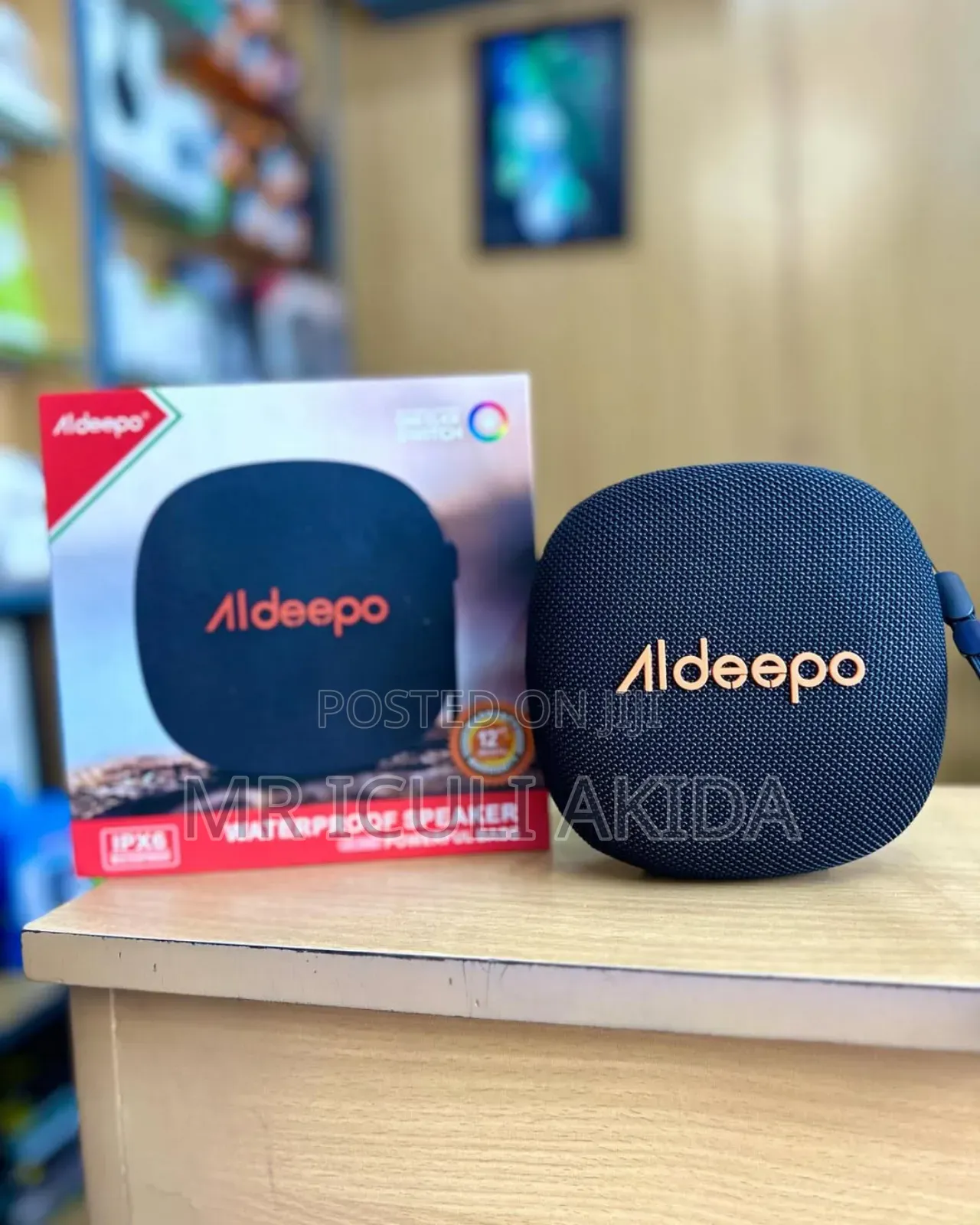 Aldeepo Waterproof Powerful Bass RGB Speaker