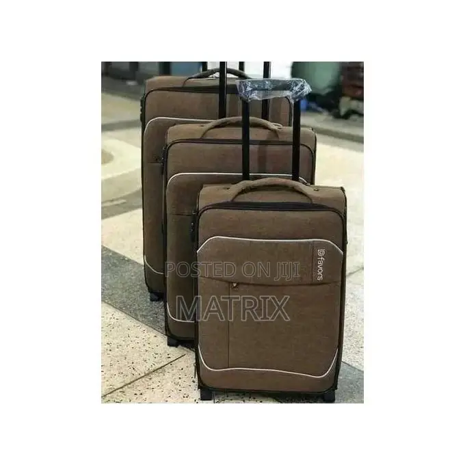 A Set of 3 in 1 Suitcase Pure Clothes Material Durable