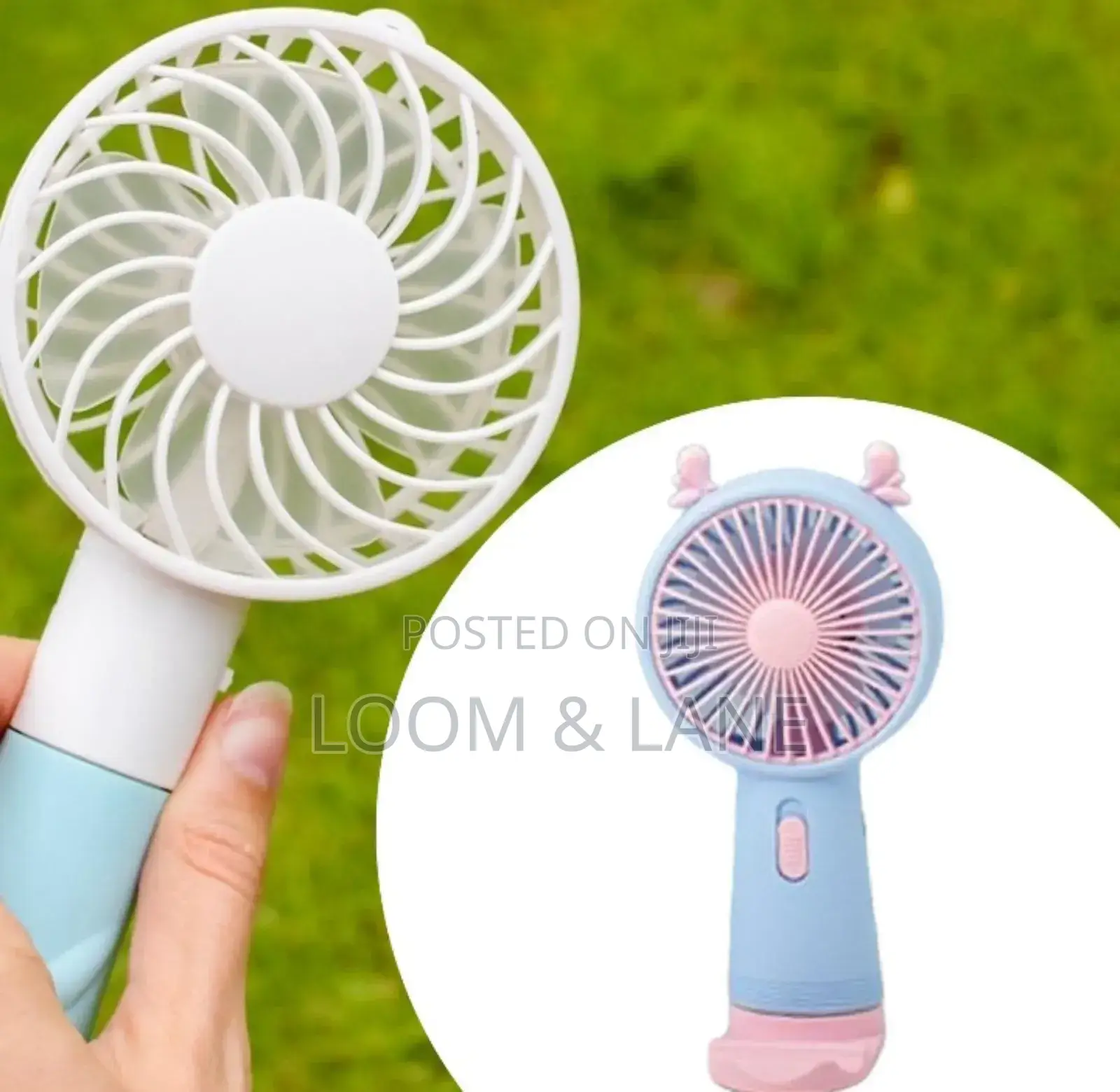 Compact Mini Fan - Rechargeable Portable Cooling Device