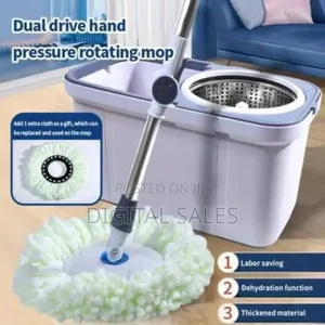 Spinning Mop - 
Available in Blue and Grey Color