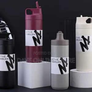 550ml Suction Nozzle Sports Kettle Stainless Steel Thermos Cup