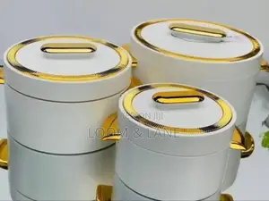 3pcs Inner Stainless Steel Food Warmer Casserole