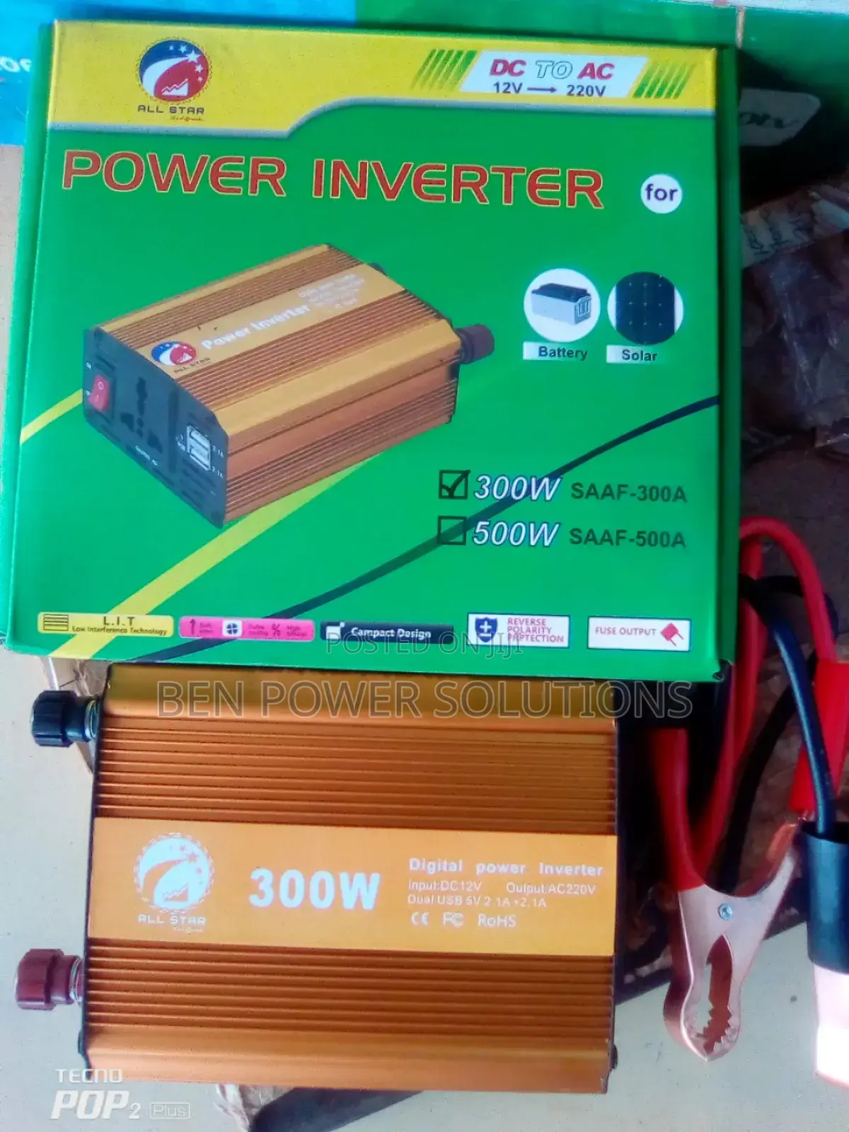 300w Dc to Ac Inverter