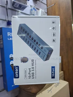 10-Port Usb 3.0 Hub Otn-5308