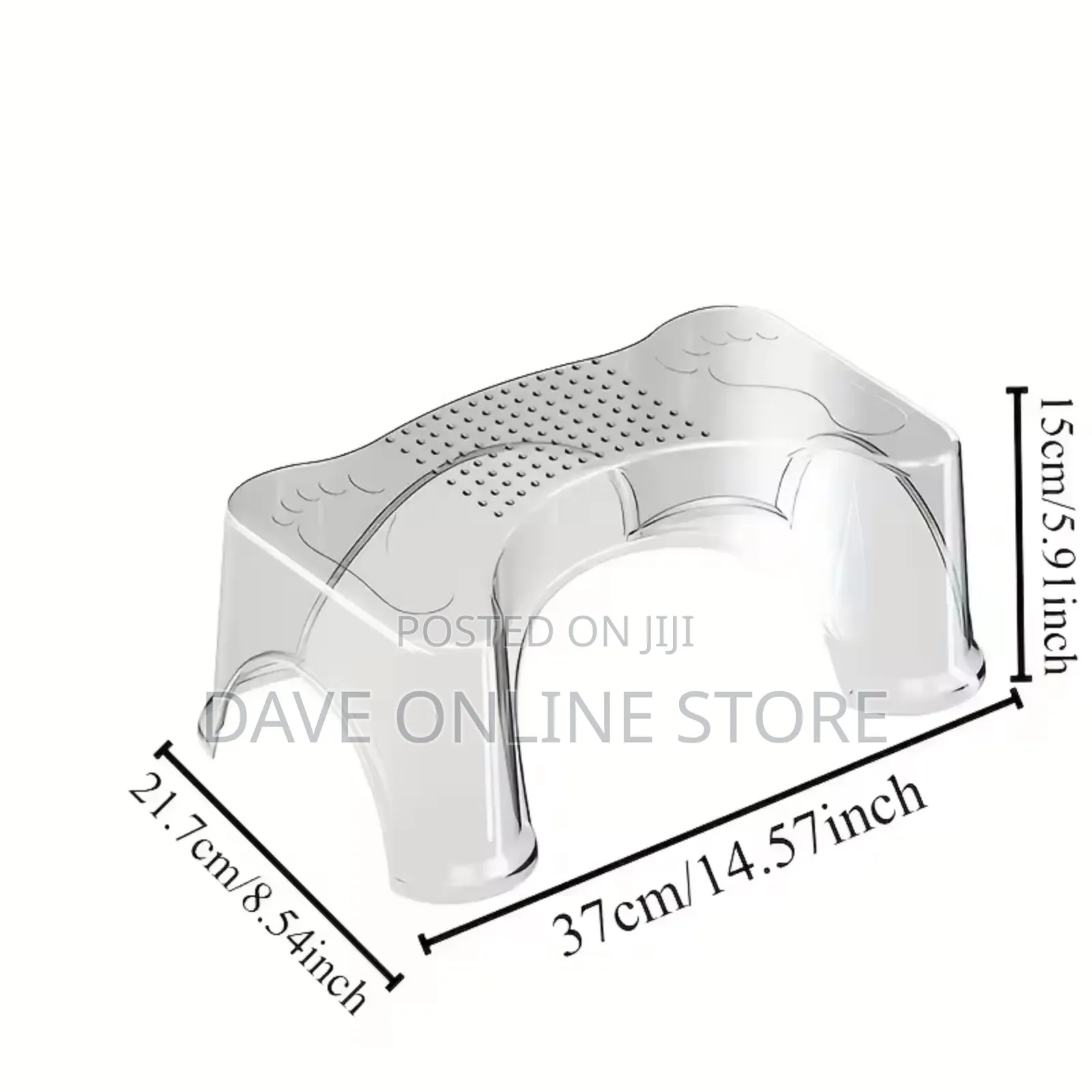 Modern Design High Toilet Seat With Waterproof Anti-Slip Footrest