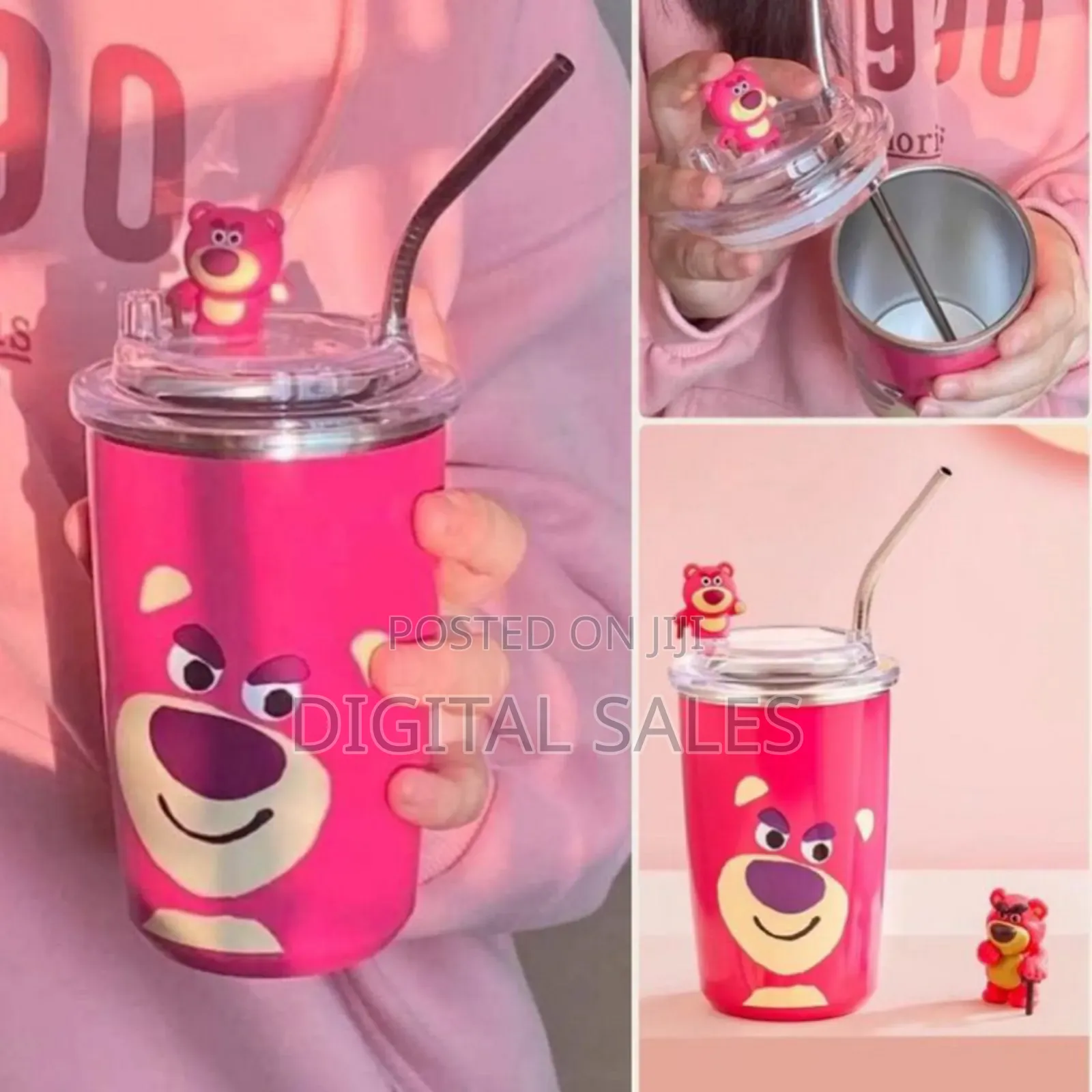 Kids Themed Tumbler( With a Steel Straw)