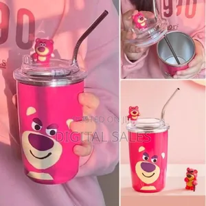 Kids Themed Tumbler( With a Steel Straw)