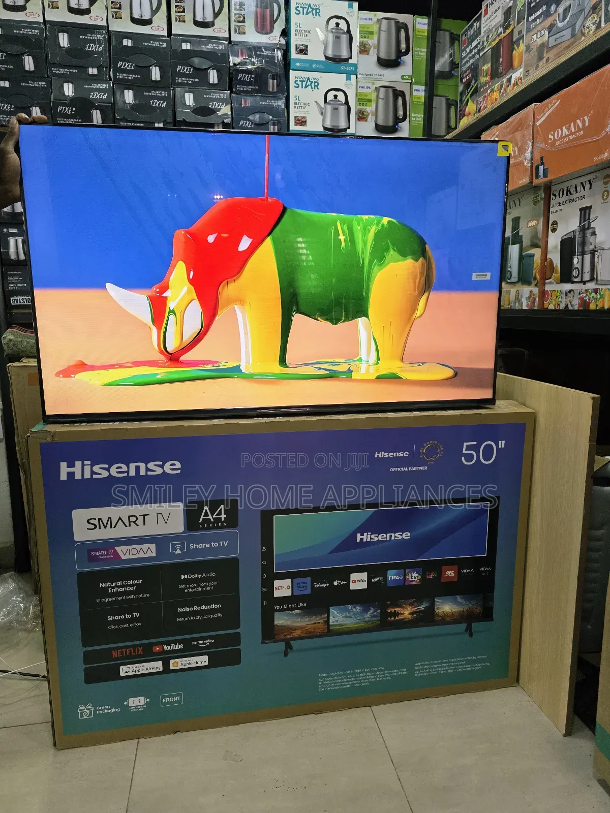 Newly Restocked Hisense 50inches Fullhd 1080p Resolution Vida Smart Tv