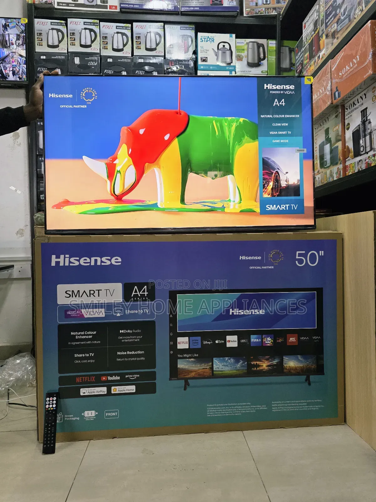 Newly Restocked Hisense 50inches Fullhd 1080p Resolution Vida Smart Tv