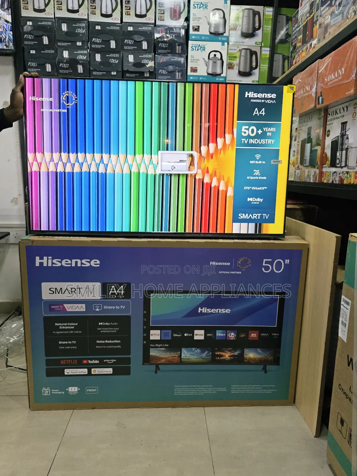 20% Discount Sales on 50inches Fullhd Hisense Smart Tv With Warranty