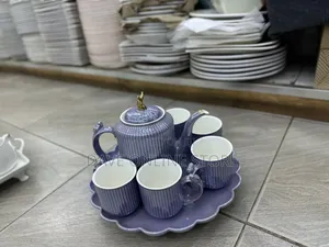 Rotating Porcelain Tea Set -