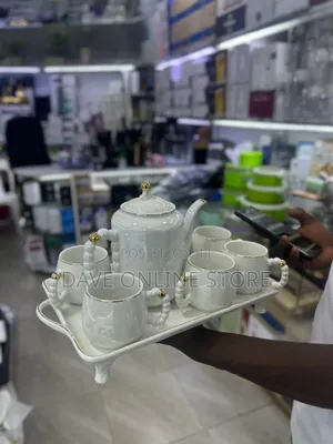 White Porcelain Tea Set -