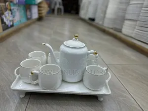 White Porcelain Tea Set -